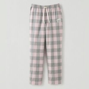 Roots Pink and Gray Plaid Pajama Pants